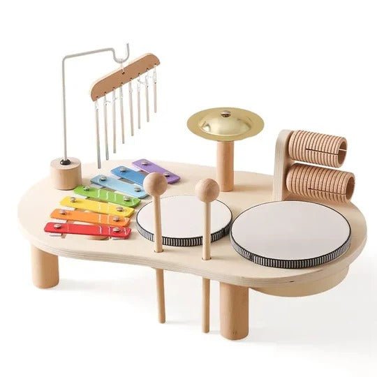 MiniMaestro Set – Jouet Musical Éducatif Bois pour Bébés
