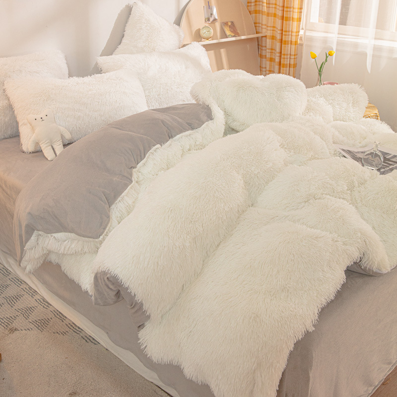 BlissLoft Plush Duvet Set - Soft 3-Piece Bedding with Zipper Closure