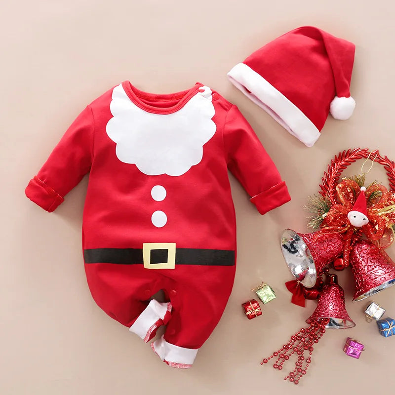 MiniFashion Costume de Noël - Adorable Tenue Festive pour Bébé