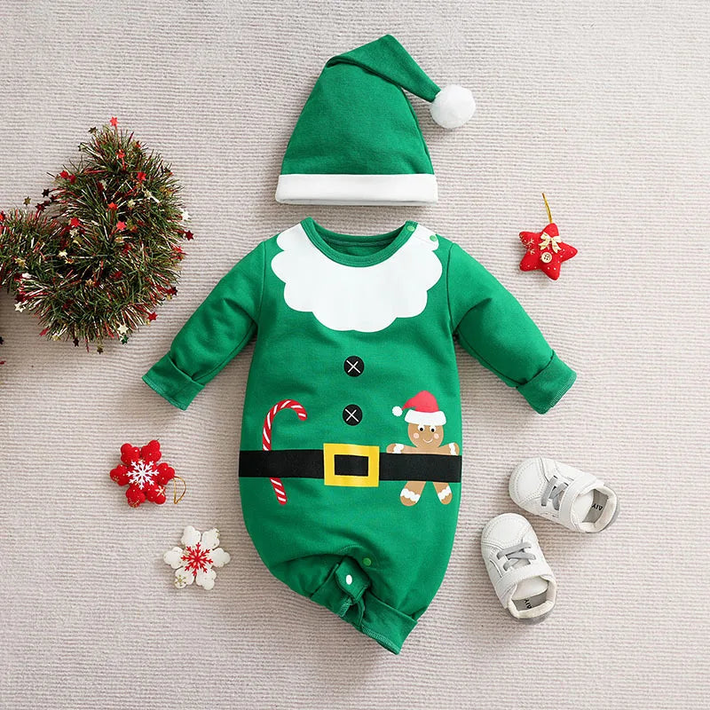 MiniFashion Costume de Noël - Adorable Tenue Festive pour Bébé
