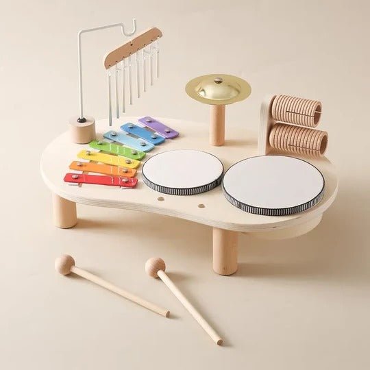 MiniMaestro Set – Jouet Musical Éducatif Bois pour Bébés