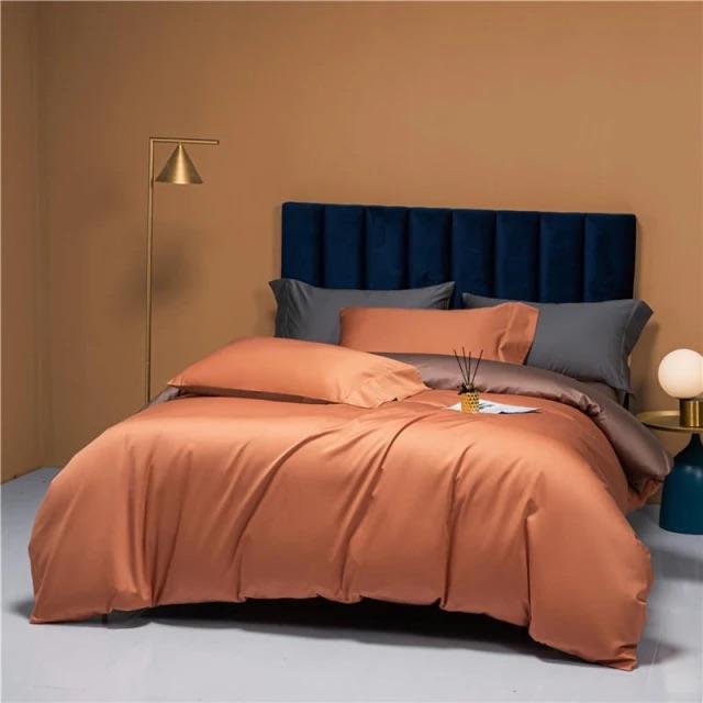 Prarie Orange - Luxury Egyptian Cotton Duvet Cover Set