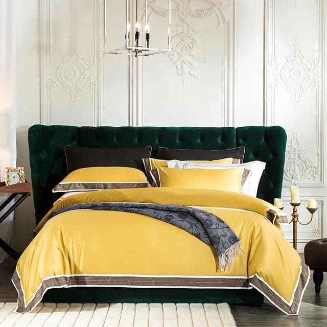 Venice - Parure de housse de couette de luxe en coton égyptien