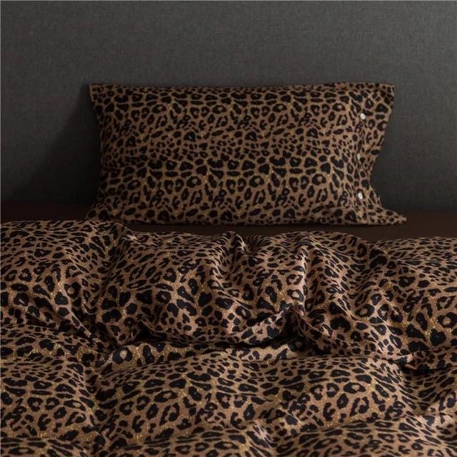 Leo Print - Luxury Egyptian Cotton Duvet Cover Set