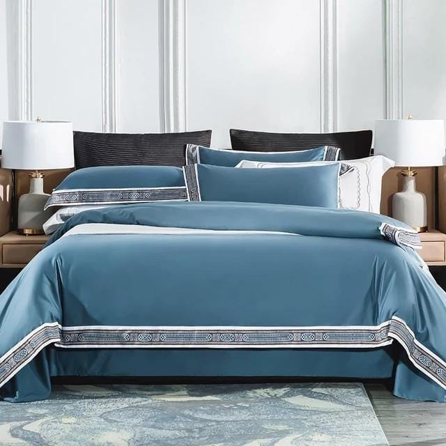 Venice - Parure de housse de couette de luxe en coton égyptien