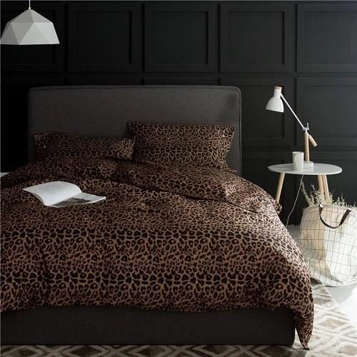 Leo Print - Luxury Egyptian Cotton Duvet Cover Set