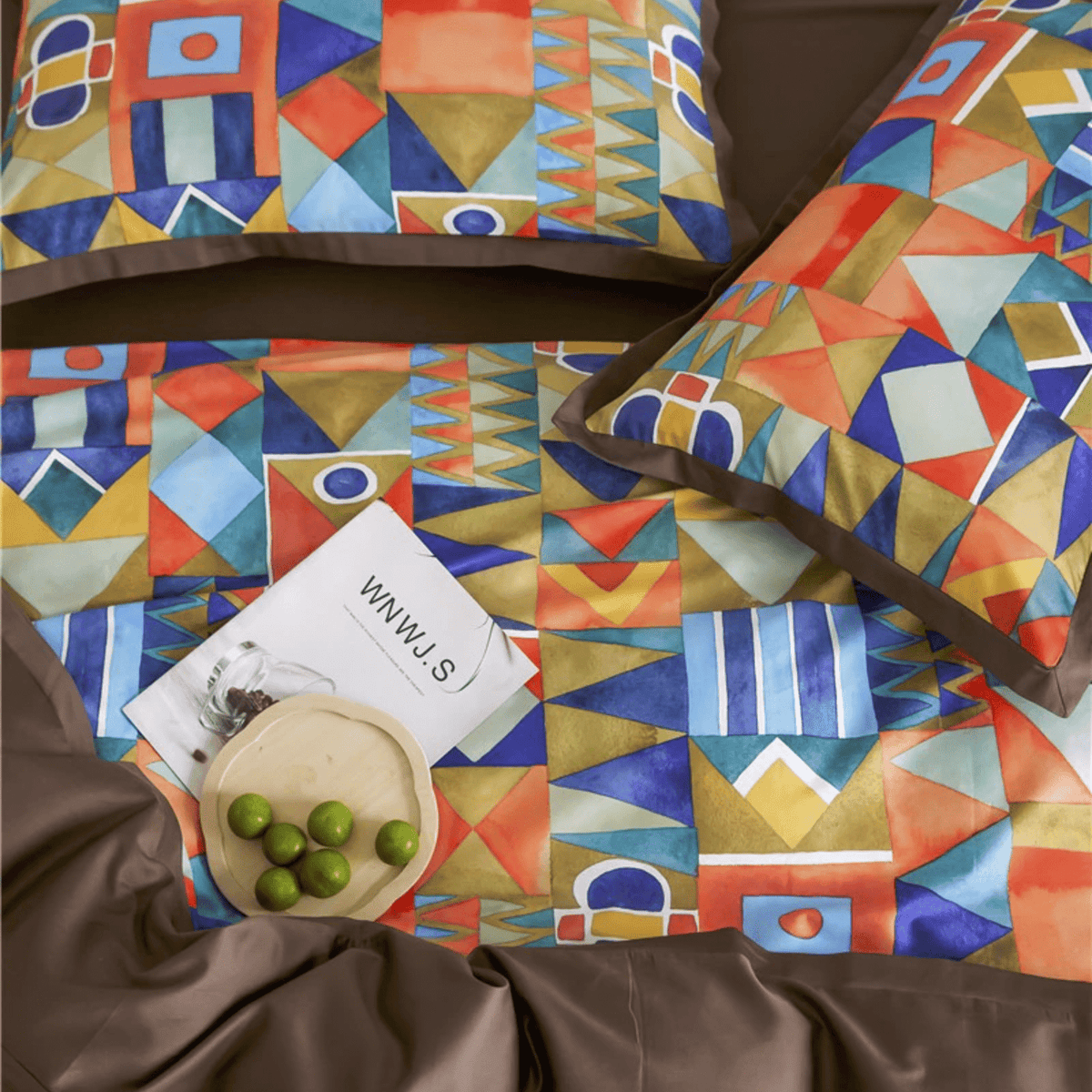 Shapes and Colors - Luxury Egyptian Cotton Duvet Set