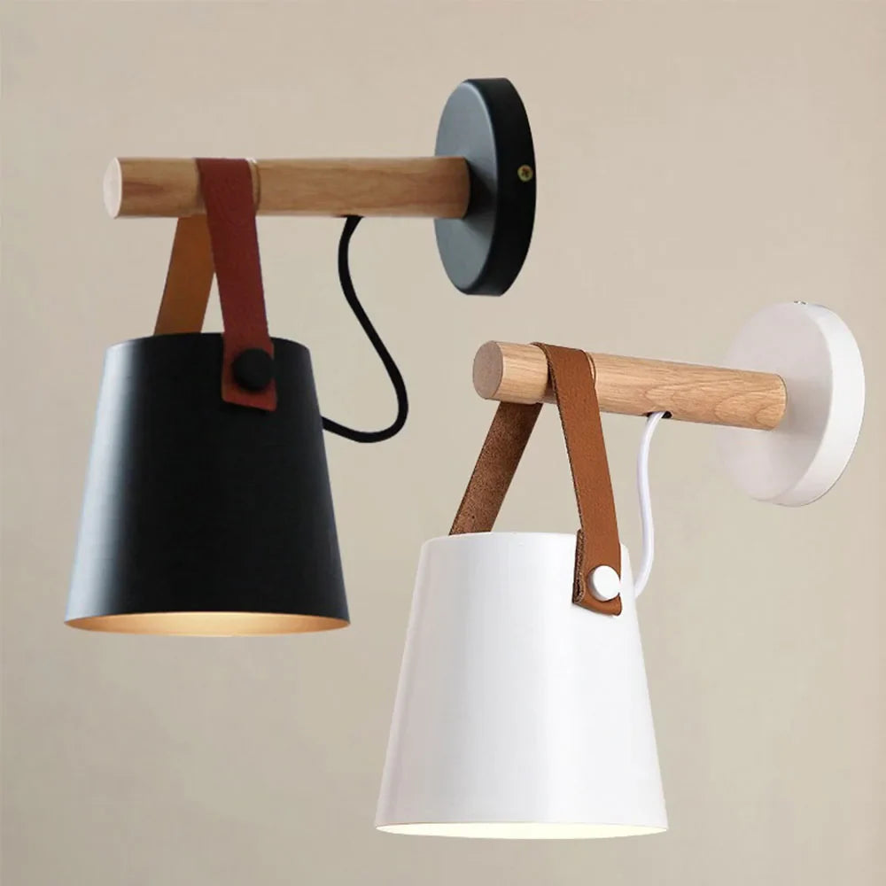 Nordic Light - Suspension scandinave en bois et metal