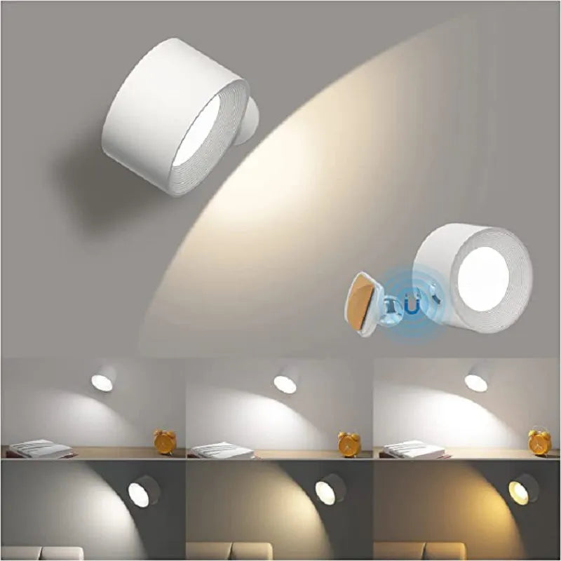 360° Wall Lamp - Rechargeable Wireless USB Wall Light