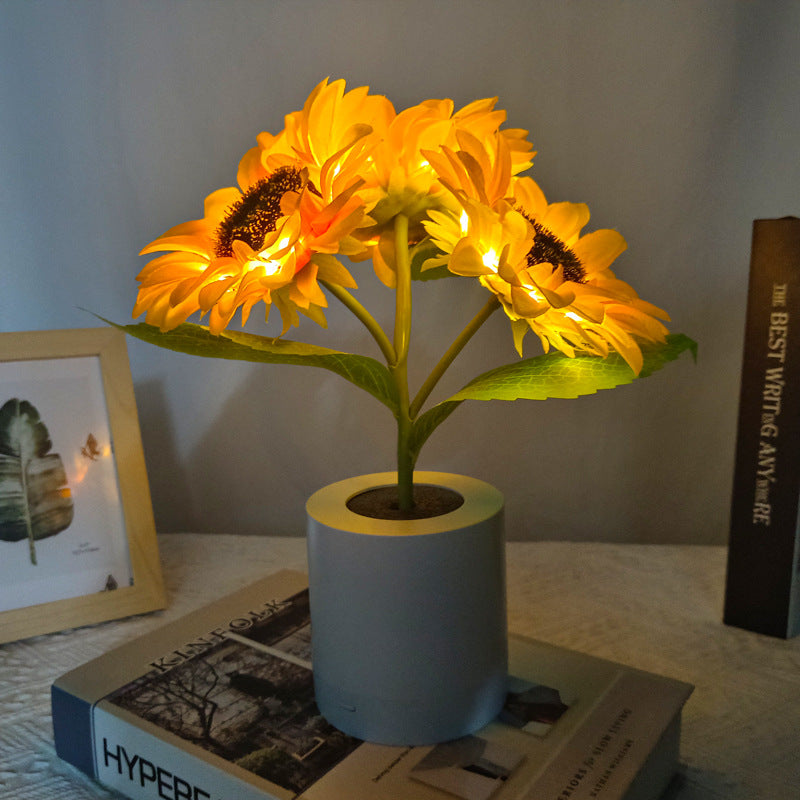 KiraBloom - Wireless LED Sunflower Ambient Lamp