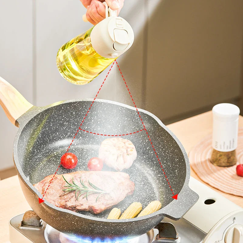 AlioDrizzle - 2-in-1 Oil Sprayer and Dispenser for Healthy Cooking