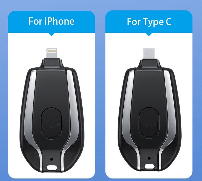 Chargebuddy Pro - Portable Keychain Power Bank 1500mAh