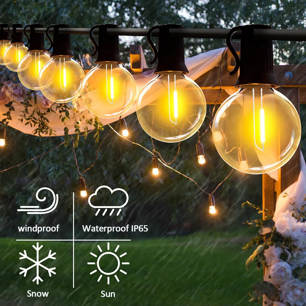 Guirlande Lumineuse Solaire LED Deluxe - Éclairage d'Ambiance Sans Fil pour Jardin
