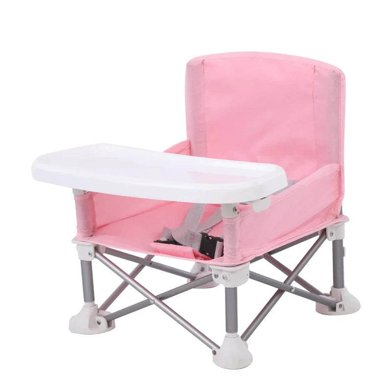 Chaise Haute Pliable pour Enfant - Siège Nomade Portable pour Repas et Voyages