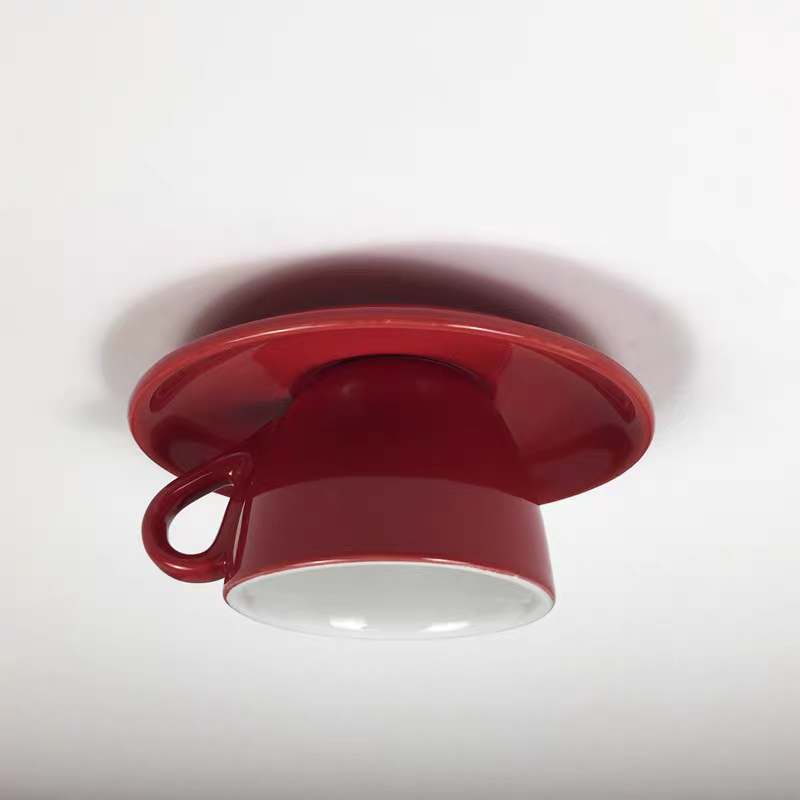 VibrantGlow - Colorful Ceramic Chandelier in Morandi Design