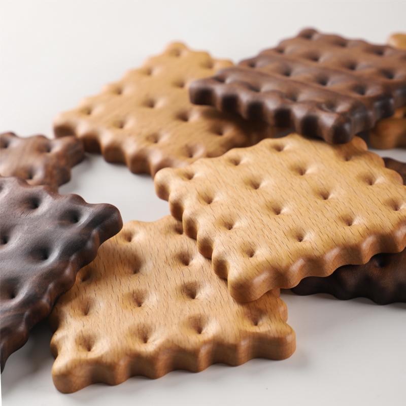 CookieCoasters - Cookie-Shaped Wood Coasters