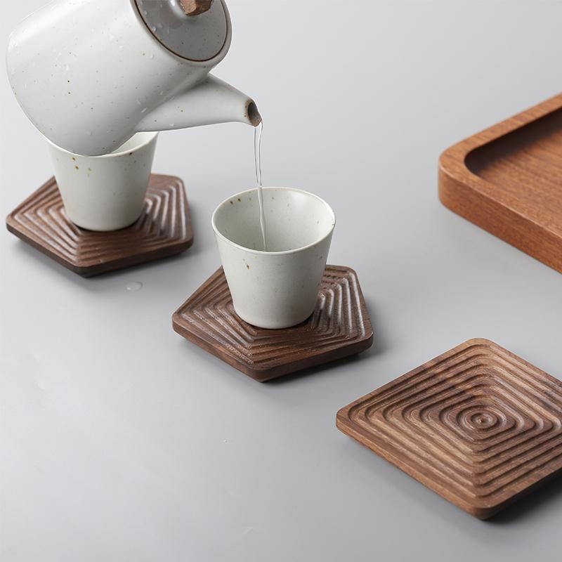 Creative Coasters - Black Walnut Coasters in Unique Shapes