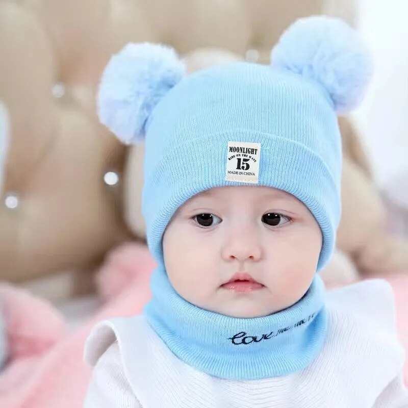 CozySnow - Trendy Kids Pompom Beanie