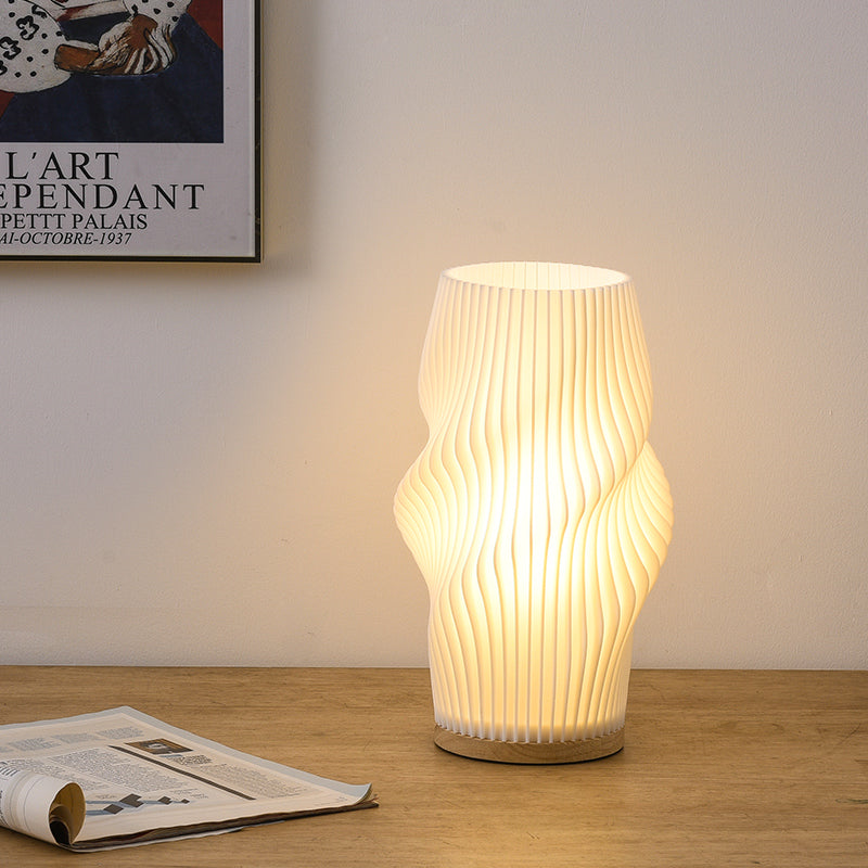 Frenchlight Lamp - Pleated Cream Table Lamp for a Refined Ambiance