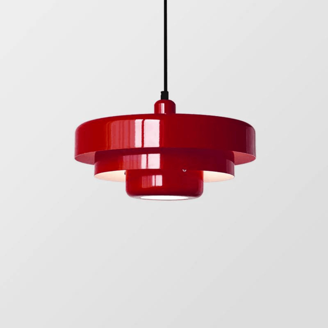 VintageAura Bauhaus LED Pendant Light - Timeless Vintage Fixture for the Living Room
