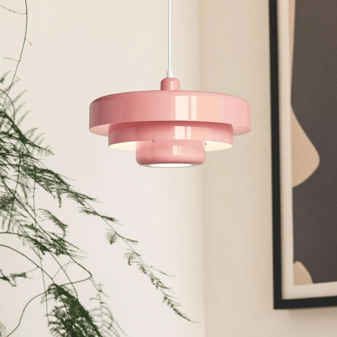 VintageAura Bauhaus LED Pendant Light - Timeless Vintage Fixture for the Living Room