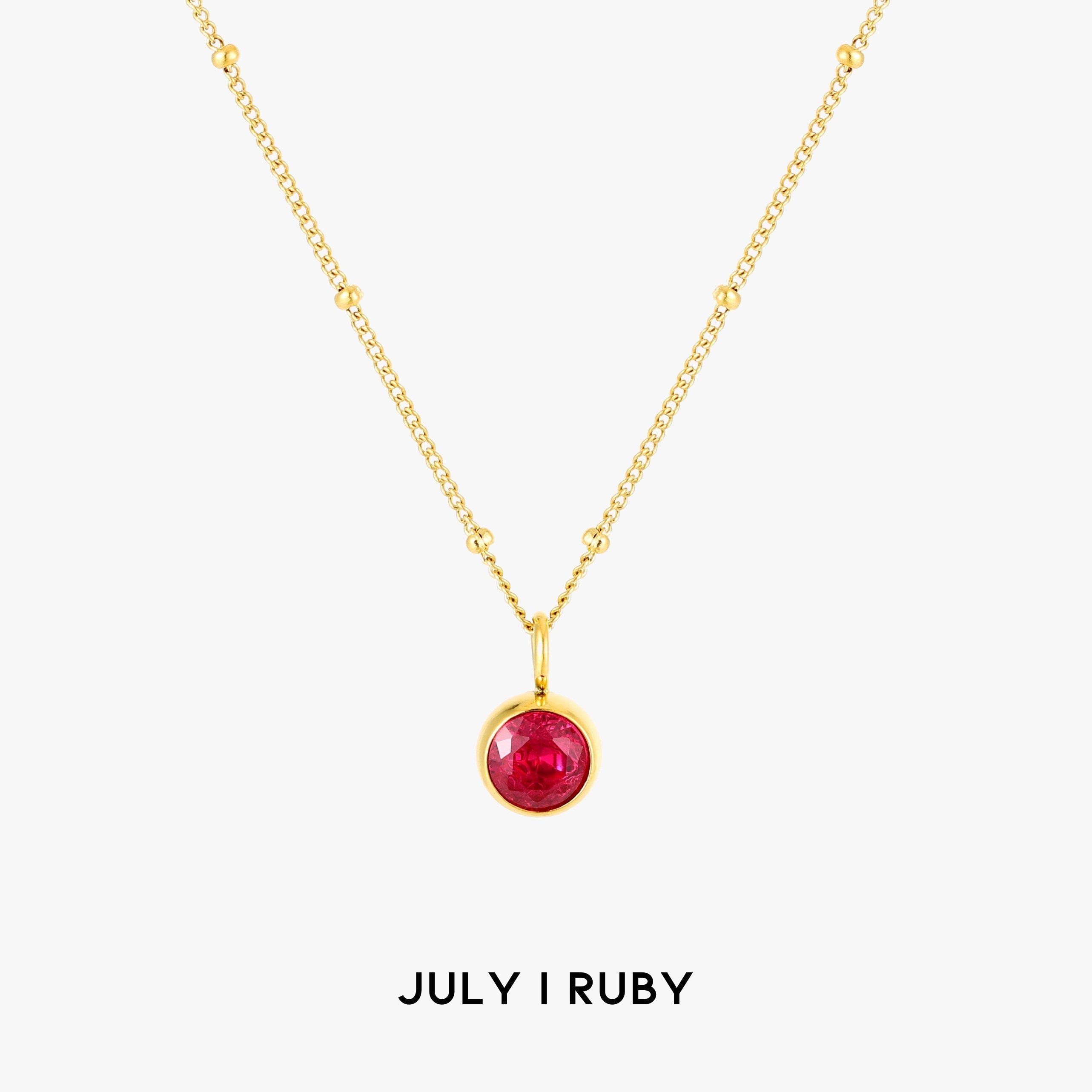 Collier Pierre de Naissance Aurora - 12 Mois