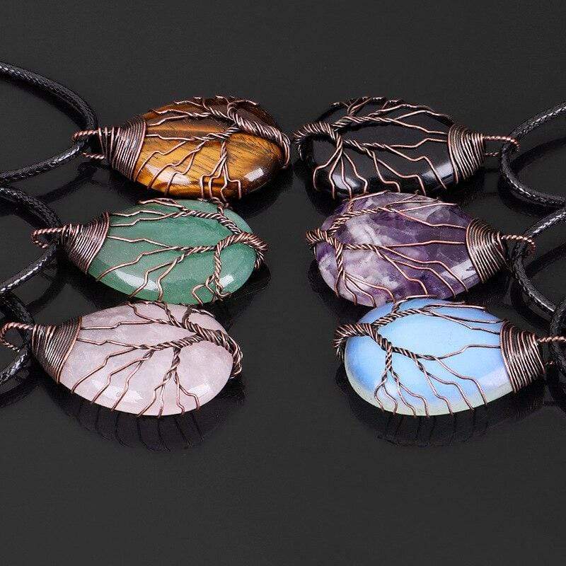 Seraphina - Collier pendentif en améthyste
