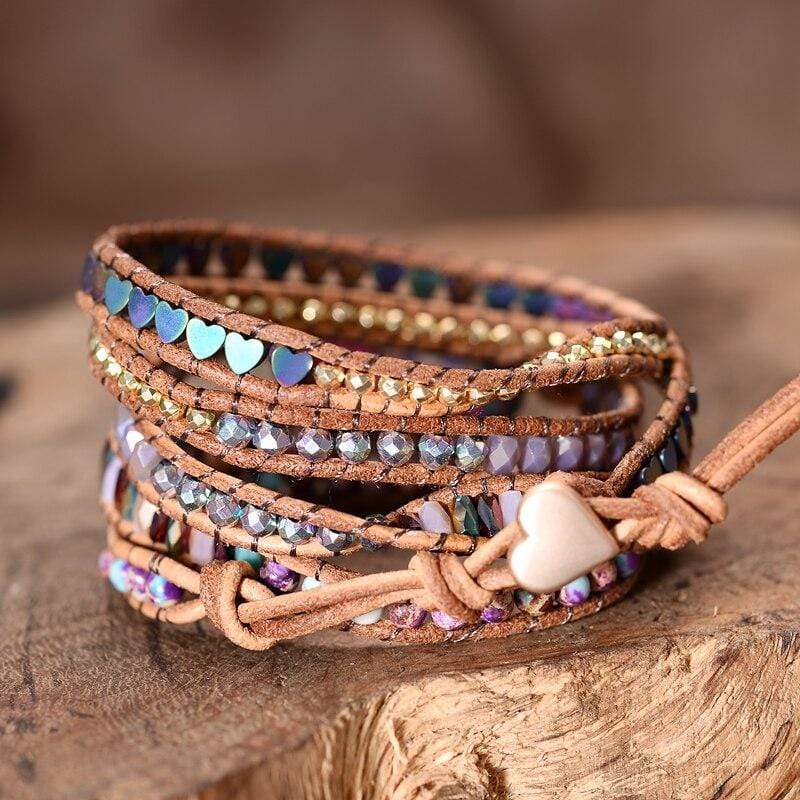 AmoraCharm - Bracelet wrap en jaspe