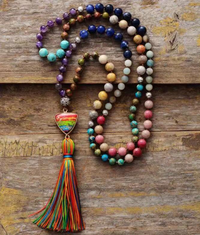 Altheira - Collier pendentif en pierre naturelle