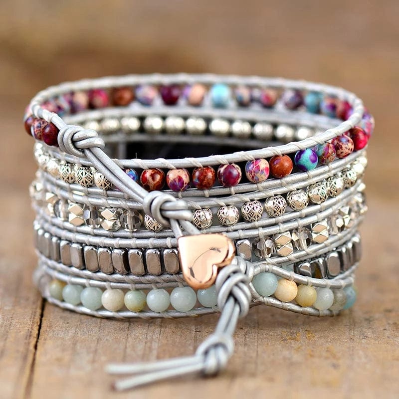 JaspisWrap - Bracelet Apple Watch en jaspe
