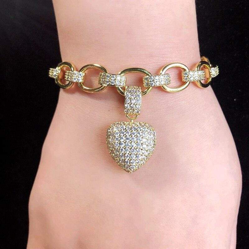 Elisette - Parure de bijoux en zircone pour femme