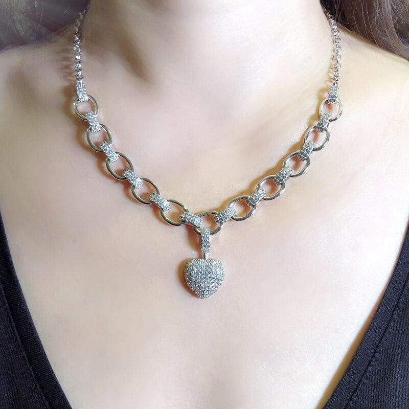 Elisette - Parure de bijoux en zircone pour femme