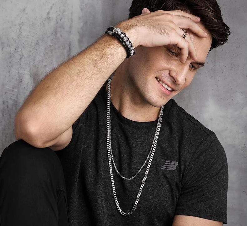 Darius - Bracelet en jaspe, pierre de protection