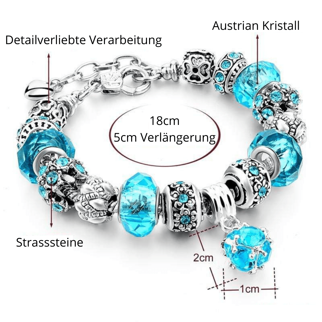 Ocean Charm - Bracelet à breloques marines argentées