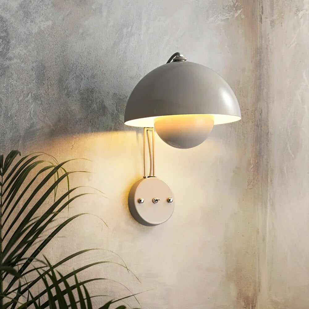 ShroomLite Wall Sconce - Creative LED Mushroom Design