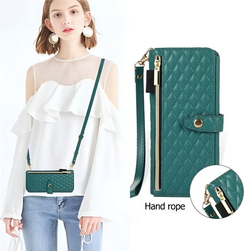 Casina Wallet - Élégante Pochette en Cuir pour Femmes