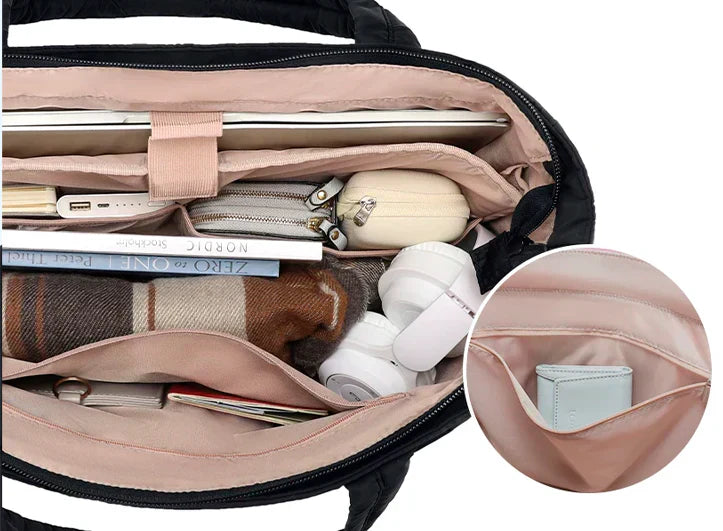 TrendFlex Backpack - Sac À Dos Puffer Stylé Quotidien