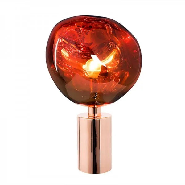 Meltique Lamp - Avant-Garde Table Lamp with Molten Design
