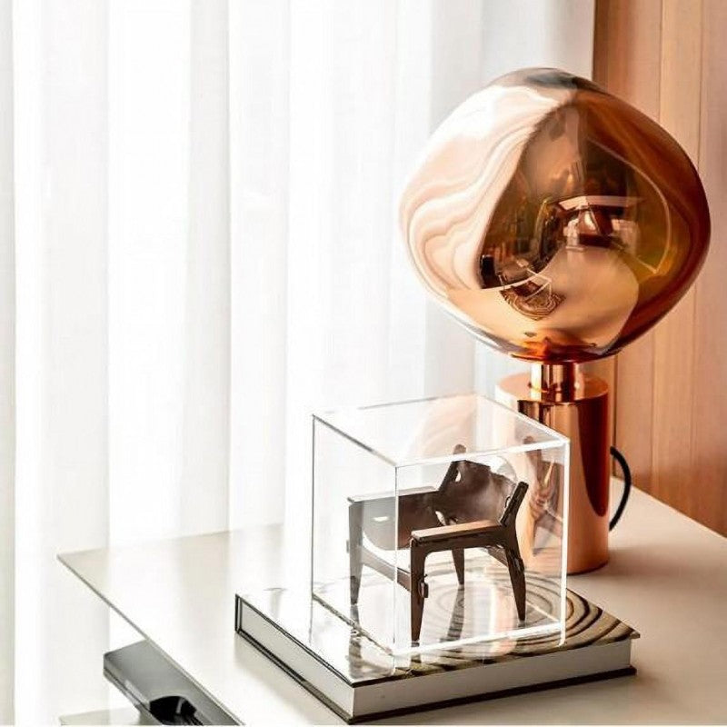 Meltique Lamp - Avant-Garde Table Lamp with Molten Design