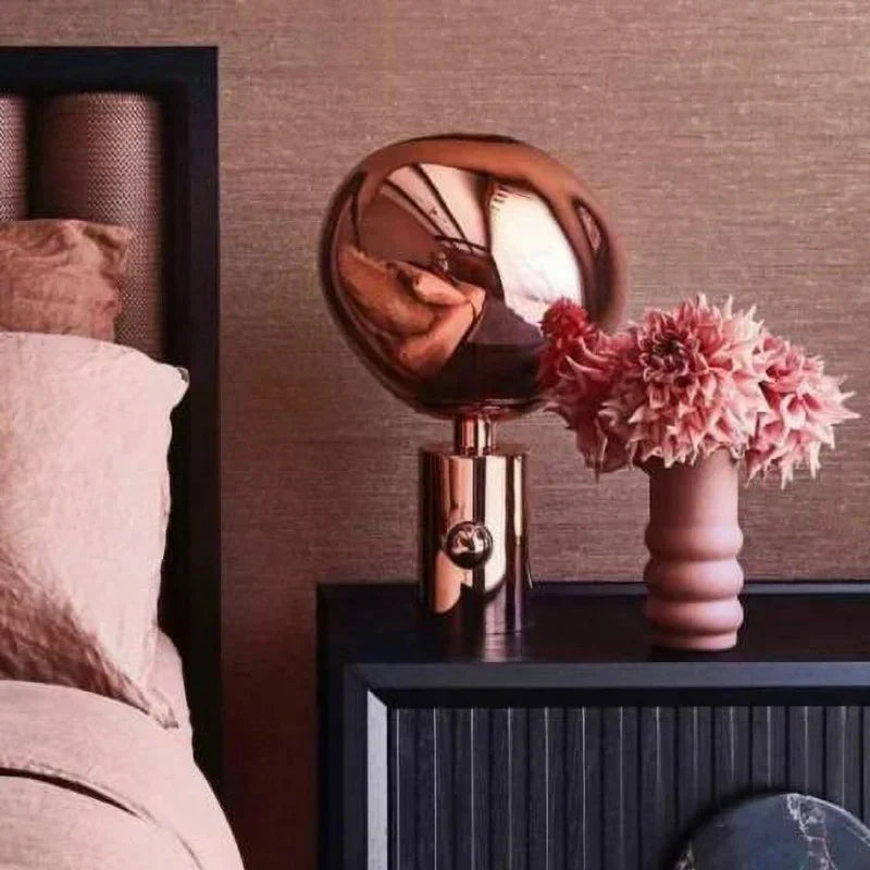 Meltique Lamp - Avant-Garde Table Lamp with Molten Design