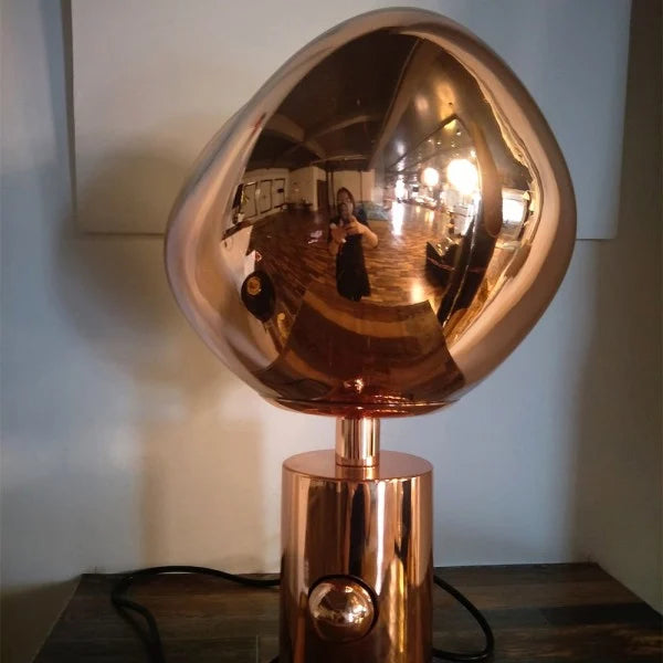 Meltique Lamp - Avant-Garde Table Lamp with Molten Design
