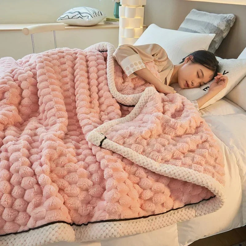 Velvet Turtle - Coral Velvet Throw Blanket for Autumn and Winter