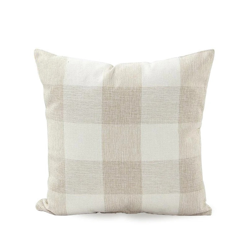 Harmonie Home - Timeless Buffalo Plaid Cushion Cover for Every Interior