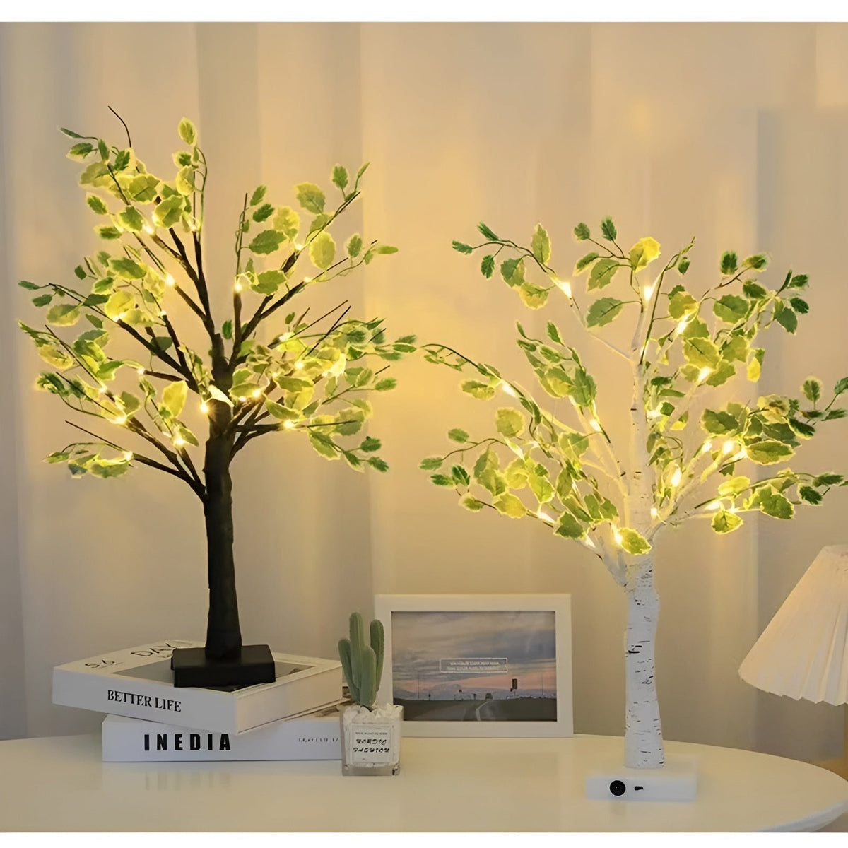 Yorwood - Warm White LED Tree Table Lamp