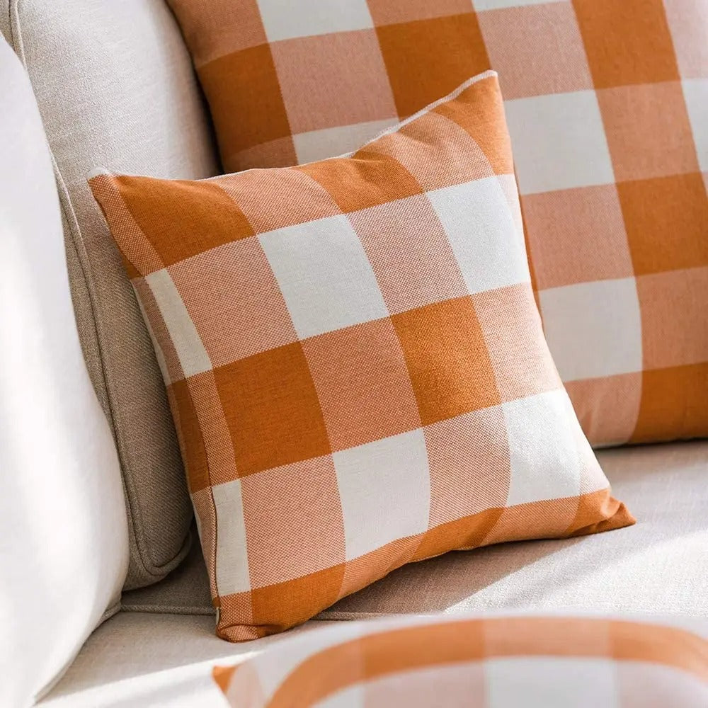 Harmonie Home - Timeless Buffalo Plaid Cushion Cover for Every Interior