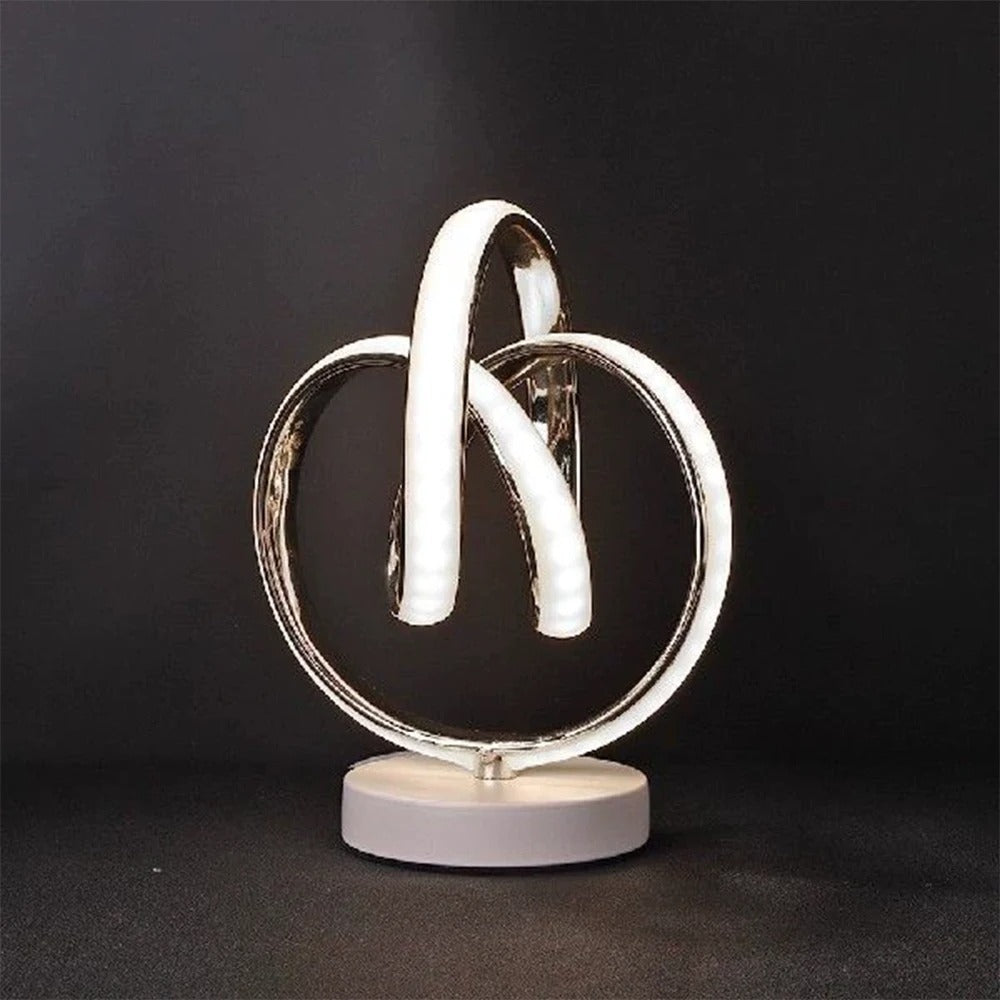 Luminare - LED Table Lamp with Curved Design and USB Port