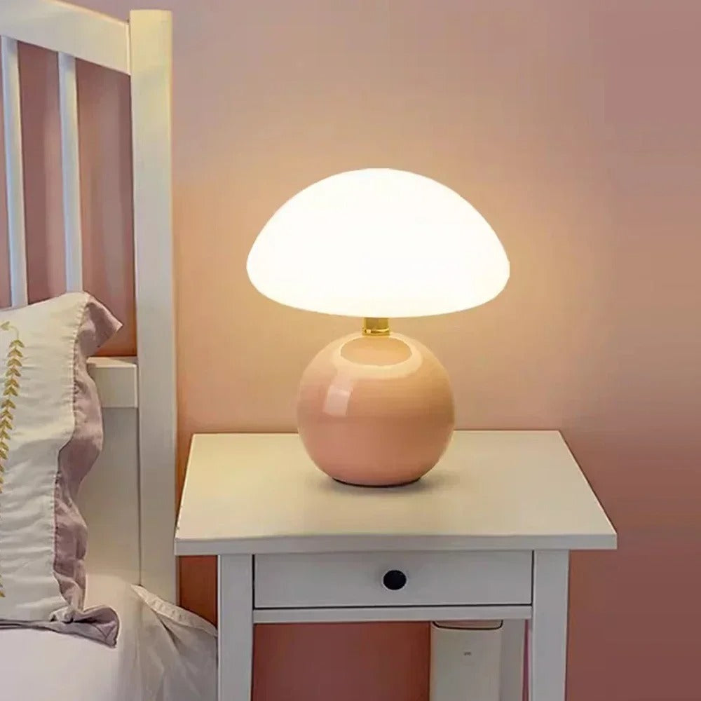 WarmGlaze Ceramic Table Lamp - Warm Ambient Lighting for the Home