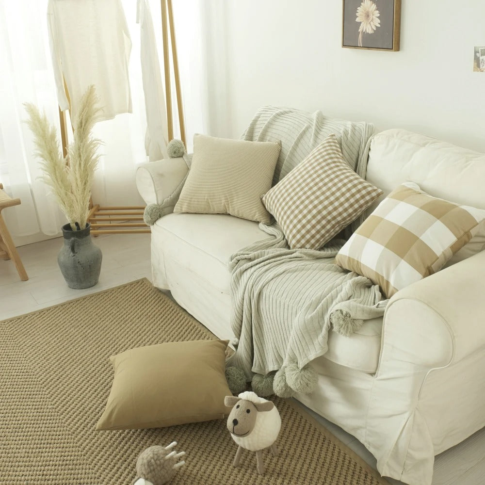MarbreLuxe - Modern Striped Cushion Cover