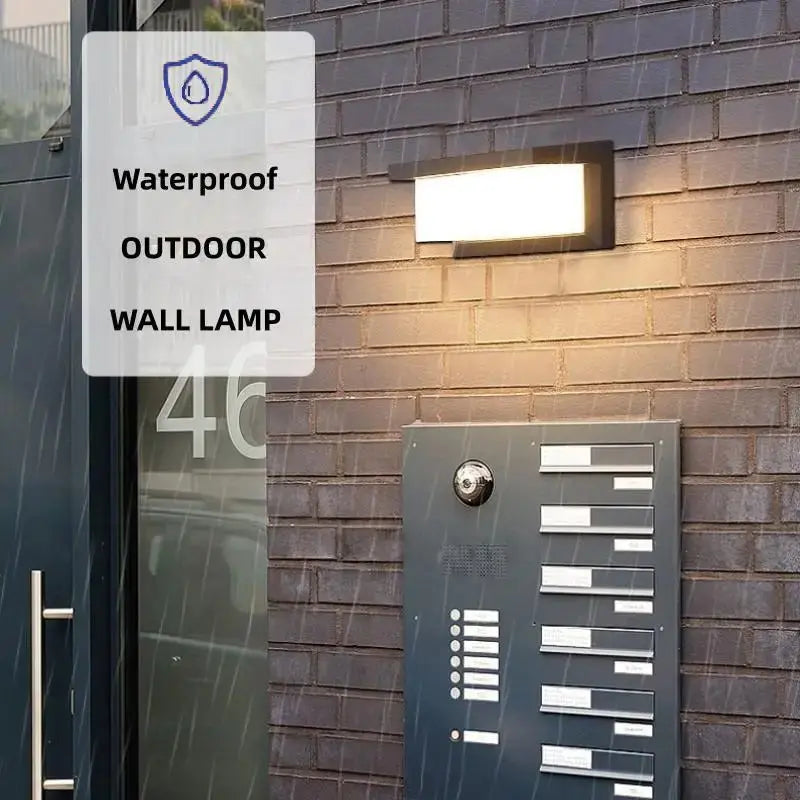 Linea - Outdoor Waterproof LED Wall Light with Motion Sensor