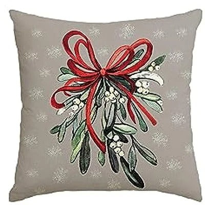 Festive Christmas - Christmas Tree Cushion Cover for Winter Ambience